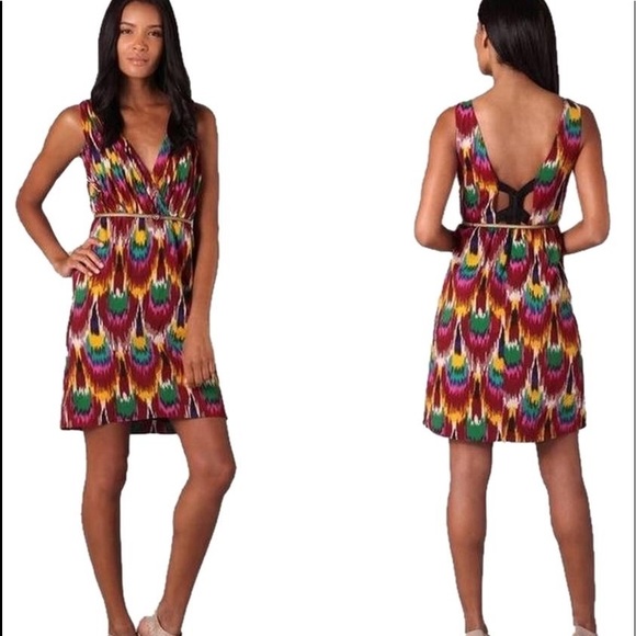 Alice + Olivia Ikat Print Alameda Dress - Picture 2 of 8